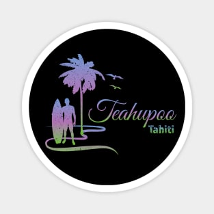 Teahupoo Tahiti Surfing French Polynesia Magnet